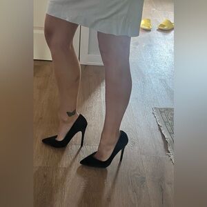 Steve Madden Black Stiletto Heels